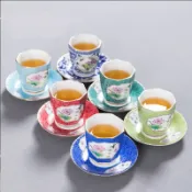 協貿國際日用品生活9館 陶瓷功夫茶杯小茶杯斗笠杯白瓷主人單杯茶盞茶碗品茗杯茶具套裝