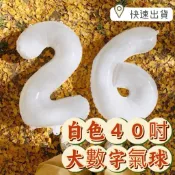【台灣現貨】生日氣球 數字氣球 40吋 100公分 鋁箔 生日佈置必備  慶生 派對 情人節 告白 求婚 結婚 儀式