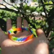 免運🚀手環 運動手環 編織手環 彩色手環 彩虹手環 肯尼亞手環 細款手環 跑步手環 馬拉松手環 運動配件 戶外運動 簡