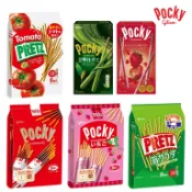 森吉小舖 日本 固力果 Pocky PRETZ 餅乾棒 巧克力棒 草莓棒 抹茶棒 沙拉棒 番茄棒 冬季限定 家庭號
