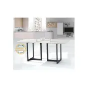 (店+) 25E 516 現代風5尺桌 6尺桌 7尺桌 石面餐桌 會議桌 商用桌 洽談桌 石面餐桌 簡約鐵腳餐桌