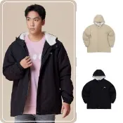 【Lee】男裝  休閒外套 連帽羊羔絨 共2色 季節性版型(LB513020124 / LB513020K11)