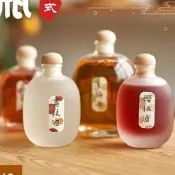 【臺灣】玻璃空酒瓶 自釀果酒瓶 玻璃瓶密封罐 梅酒釀酒瓶 高檔玻璃分裝瓶 透明磨砂 葡萄酒瓶子