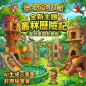 【i郵購】MYDNA售票網 【竹北】6＋Plaza廣場3F【叢林歷險記】(追風奇幻島集團)【2029/03/31】