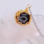 瑪瑙 雷公蛋 迷你聚寶盆墜飾