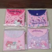 Hello Kitty 美樂蒂 雙子星 布質收納包 隨身小包 口罩收納包