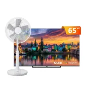 (店+)【Haier 海爾】海爾 65型 4K Google TV H65S80GUX+夏普 14吋立扇