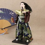 日本忍者武士人偶絹人和服娃娃日式手工擺飾壽司料理店新年裝飾 🌟