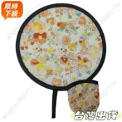 【闆娘推薦】夏天耐用小團扇國畵國風迷你便攜式收納口袋布麵圓形扇子折疊扇子