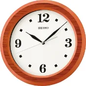 大高雄鐘錶城 seiko SK037 精工鐘 (QXA772E) 典雅木質滑動式秒針靜音掛鐘 / 29.5*4.5cm｜樂天領券現折★全館特惠中★指定刷卡回饋10%