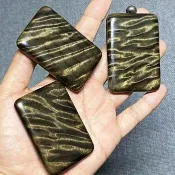 ❀限時特賣 精品陰沉金絲楠木平安無事牌 金絲楠滿水波紋 烏木吊飾雕刻 滿水波龍膽紋