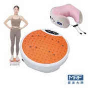 【MRF健身大師｜圓滿放鬆組】 ⼩圓⽔平垂直雙律動按摩進階版+U型按摩枕