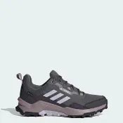 【adidas 愛迪達】Terrex AX4 GTX W 女 登山鞋 運動 戶外 越野 多功能 防水 耐磨 灰粉(IG6580)