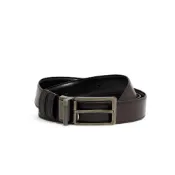 【BreezeOnline 微風精品線上】dunhill 30MM雙面圓形針扣光滑面皮帶