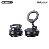 【隔日達】REMAX 磁吸手機支架 真空吸盤 360°旋轉 N52強磁 一鍵鎖緊 折疊收納 車用桌用 正版台灣公司貨