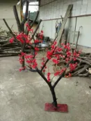 協貿國際日用品生活8館 梅花盆景仿真樹大客廳裝飾落地擺放婚慶春節年花紅包樹假樹許愿樹