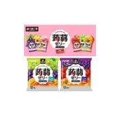 (店+)+爆買日本+OIZUMI 下仁田物產 蒟蒻工房 3種水果風味蒟蒻果凍 12個入  果汁果凍  擠壓式果凍 日本原裝進口