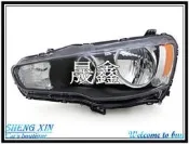 《晟鑫》全新 LANCER FORTIS 12~14年 原廠型 黑框 鯊魚頭 大燈 一邊價格 也有導光 跑馬 魚眼 大燈