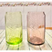 《咪の全新小物》🎈麥當勞聯名 可口可樂 罐型玻璃杯（綠、紅） Coca Cola/水杯 即飲杯 廚具/100