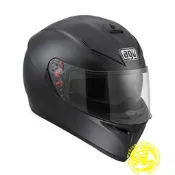 新莊【騎士瘋】義大利 AGV K-3 SV 全罩  內墨片 抗刮 抗UV 快拆鏡片 內襯可拆 消光黑