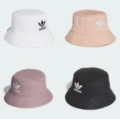 【毒】adidas orginal ADICOLOR 漁夫帽 三葉草 刺繡 男女 乾燥玫瑰/粉橘/黑/白 共四色【APP下單10%回饋】
