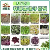 【綠藝家】大包裝.芽菜類種子系列(各包裝數量詳見內文及圖片說明)苜蓿芽 蘿蔔嬰 青花椰菜芽 小麥草 豌豆嬰 紫
