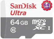 luckycard SanDisk 64GB 64G microSDXC【Ultra 100MB/s 灰】 microSD micro SD SDXC UHS UHS-I Class 10 C10 SDSQUNR-064G 記憶卡 手機記憶卡｜APP賺6%點數回饋
