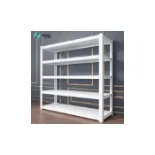 (店+)免運 超厚倉儲貨架 置物架落地商用角鋼貨物鐵架倉庫儲藏室傢用陽臺雜物免螺絲角鋼架 貨架 置物架