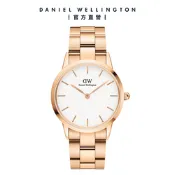 Daniel Wellington DW 手錶 Iconic Link 28mm精鋼錶-特調玫瑰金 DW00100213