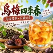 【隔日達 台灣製】烏梅四季春 烏梅 四季春 水果茶 果幹水 果乾 山楂 茶包 茶葉 茶