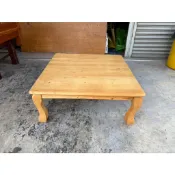 香榭二手家具*全實木3尺虎腳 方形和室桌-正方形桌-矮桌-客廳桌-沙發桌-大茶几-方型茶几-茶几桌-原木和室桌