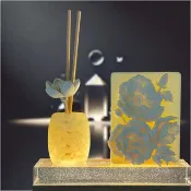 淨念開運水晶平安燈座系列 白水晶 花藝一 香氛光明燈 附燈座