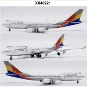 RBF現貨 JC 金屬 1:400 Asiana 747-400 Last Flight HL7 XX40221