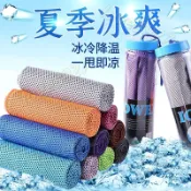 戶外⛅冰涼巾 冷感運動毛巾 速乾冰巾 戶外健身降溫冰涼毛巾 擦汗巾 速乾毛巾 寬30*長80cm 男女戶外旅行旅遊出差