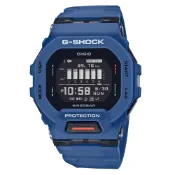 【CASIO 卡西歐】G-SHOCK 纖薄運動系藍芽計時手錶 海軍藍_GBD-200-2_45.9mm