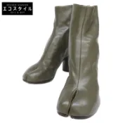 【DOKODEMO】Maison Margiela [成色極佳] 22 S38WU0322 SY0086 697 皮革分趾靴 37 [二手]