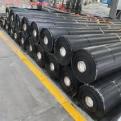 魚塘防滲膜 加厚魚池護坡土工膜 專用蓄水池塘黑色塑膠膜 地膜 防水布