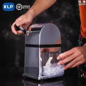 KLP凱力加不鏽鋼手搖刨冰機 手動刨冰機顆粒冰刨冰機家用小型商用