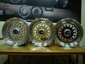 DG R60 15吋鋁圈 4孔100 4孔108 4孔114.3 5孔112 5孔120 類 BBS RS 復古 海拉風