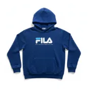 FILA 帽T 深藍 LOGO 長袖 連帽 上衣 男 1TEW7008AB