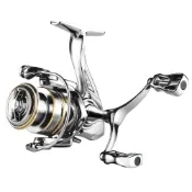(店+)CD無間隙捲線器 左右互換 雙搖臂 5.2:1齒比 6KG煞車 (捲線器 軟絲捲 紡車輪) 2110004
