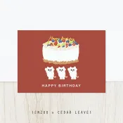 現貨🌿森蕗插畫  給你最讚的蛋糕款 生日卡片 雙面明信片 生日快樂 Happy birthday慶生卡片質感卡片祝福卡片