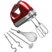 老美代購 開發票台灣保固 現貨刷卡分期 KitchenAid KHM9 9段變速 手持攪拌器 黑白銀紅4色