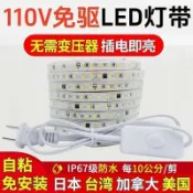 鴻運通商行 【110V防水】線性燈條開關套件 台灣戶外適用 防潮抗UV 簡約設計 LED燈帶 高CP值