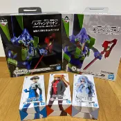 日版 新世紀福音戰士 一番賞 初號機 vs 第13號機 A賞 初號機 C賞 碇真嗣 D賞 明日香 E賞 長髮 綾波零