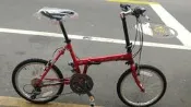 喬捷單車精品─KHS F20-T23 折疊車(紅色)24速