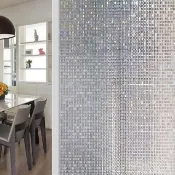 【fioJa 費歐家】45X300CM 抗UV無膠玻璃靜電貼防窺防曬 清涼一夏(多款玻璃貼 靜電貼 抗UV 美觀)