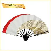 【日本直送】舞扇 扇子  29cm 紅 金線 金箔 小石 人氣 裝飾用 攝影用 日本 京都 日本舞踊  附收納盒