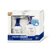 (店+)【Aveeno 艾惟諾】嬰兒舒緩滋養2合1泡沫沐浴洗髮露 (400毫升X2瓶/盒)