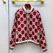 義大利奢侈時裝品牌Gucci 古馳立體亮片織帶棒球外套